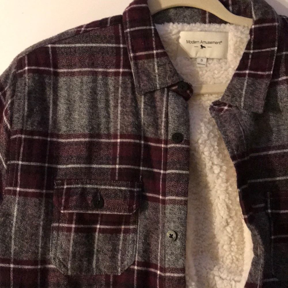 PAC sun flannel shirt jacket